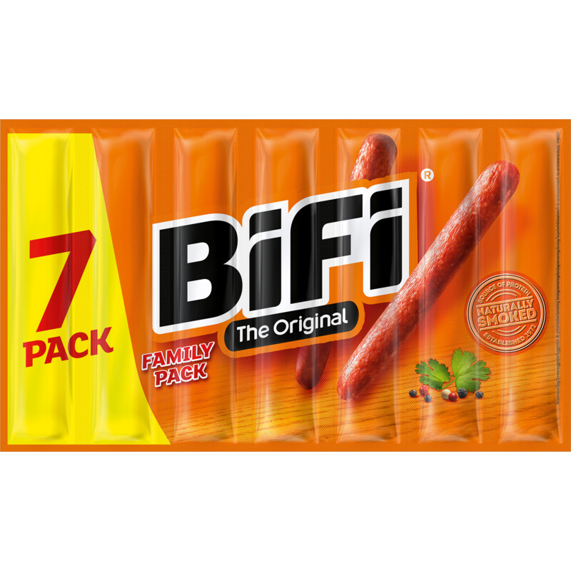 Bifi worstje mee op vakantie
