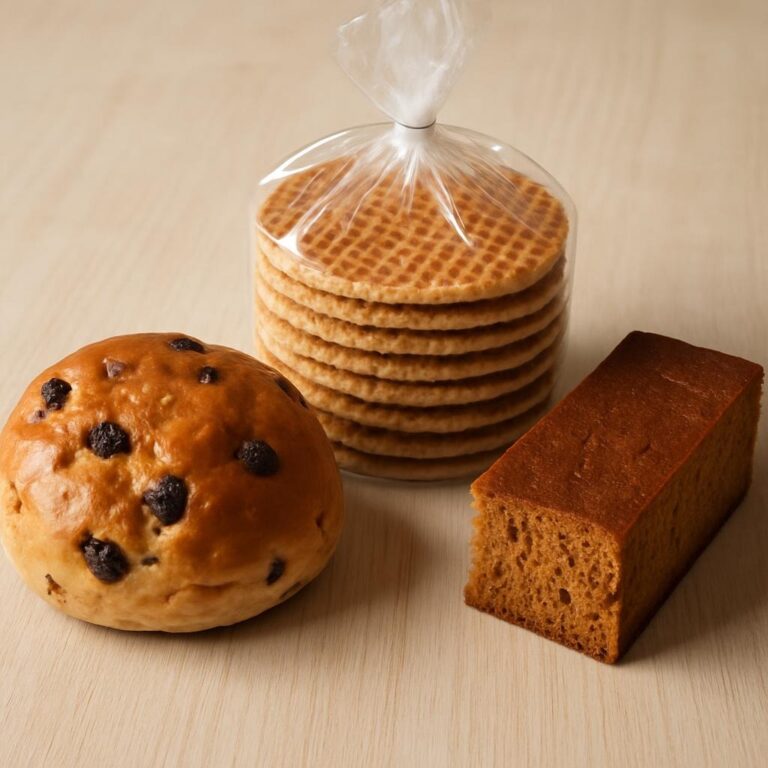 Krentenbollen, stroopwafels en ontbijtkoek gaan mee op vakantie