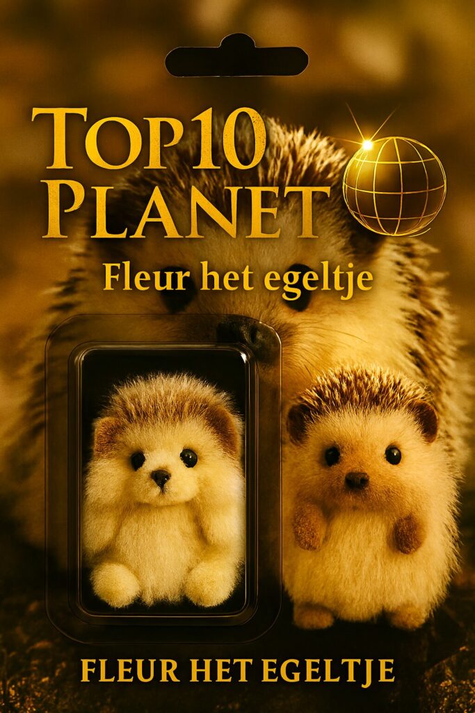 Knuffel egeltje "Fleur" van Top10 planet