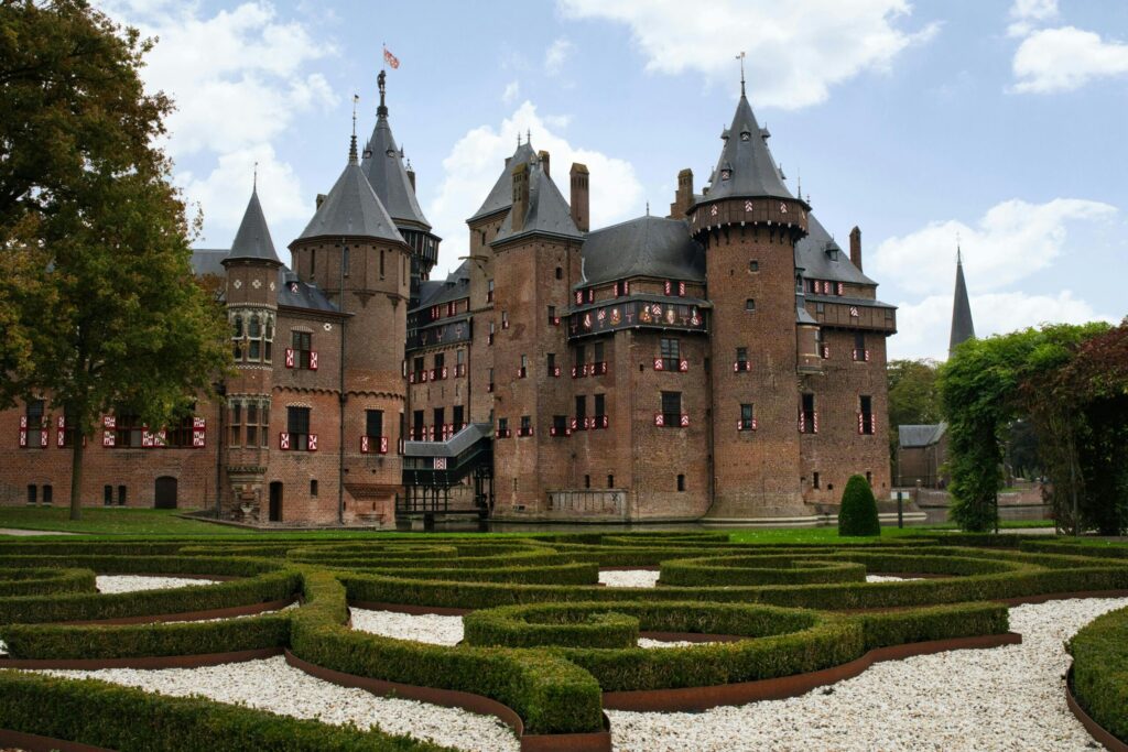 Kasteel de Haar in provincie Utrecht. 1 van de mooiste kastelen van Nederland.
