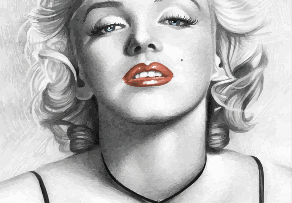 marilyn-monroe-tekening